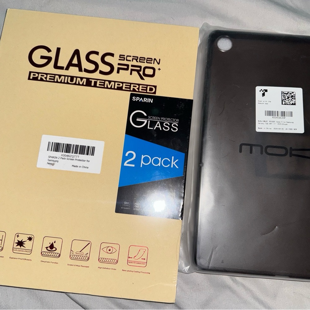 Case and screen protector Galaxy Tab A9 plus